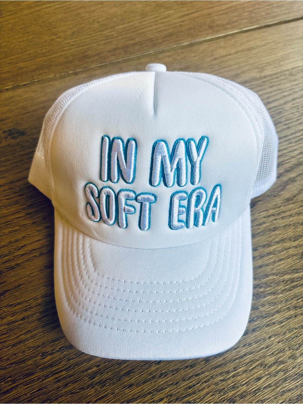 'In My Soft Era' White Oreo Cakesters Trucker Baseball Hat Cap New + Tote Bag